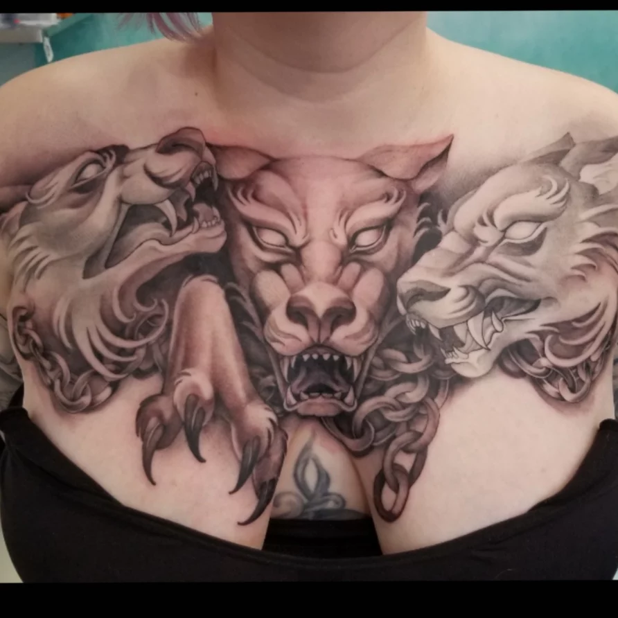 Tattoo by @_robynjade — black_and_grey, realism
