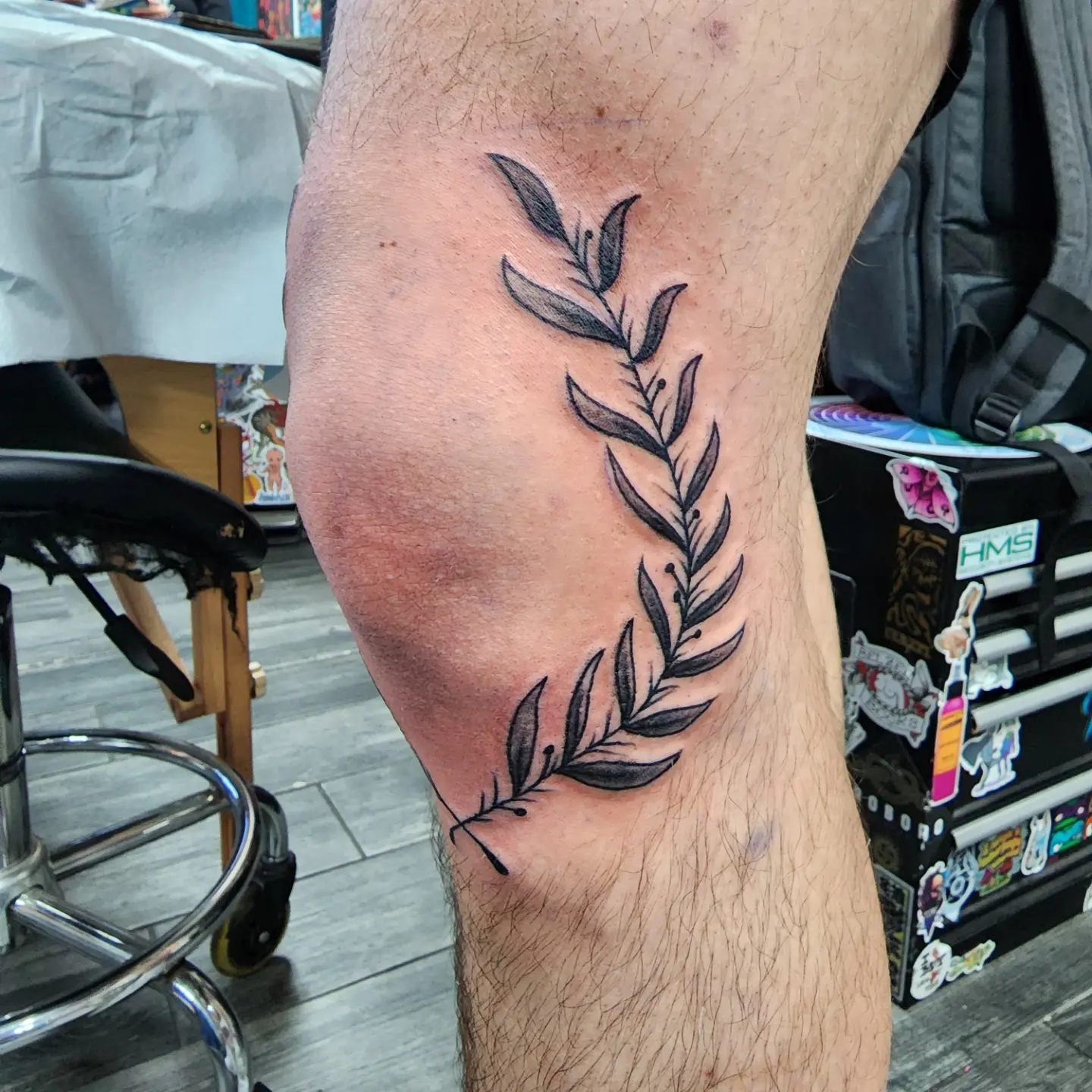 Tattoo by @milesdeoring — black_and_grey