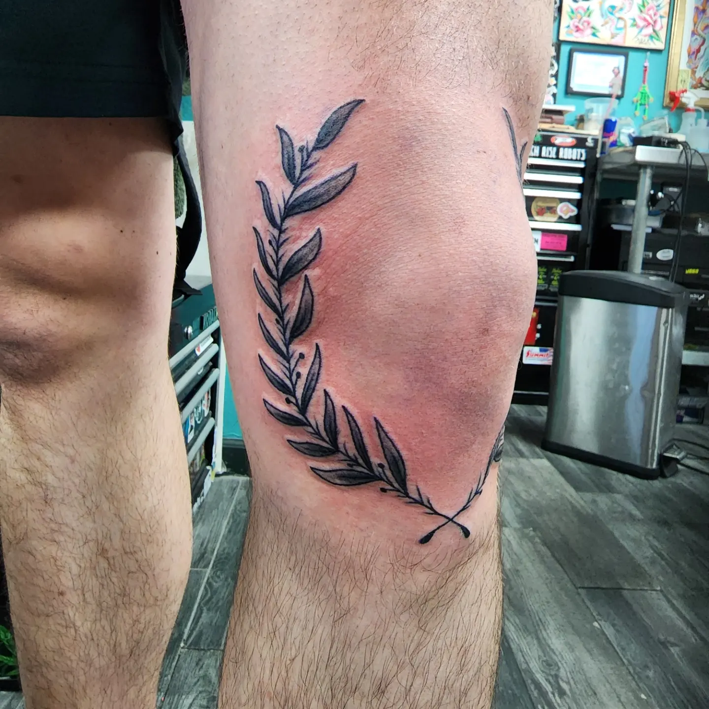 Tattoo by @milesdeoring — black_and_grey