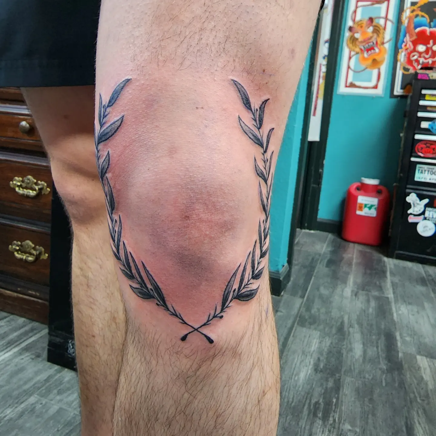 Tattoo by @milesdeoring — black_and_grey
