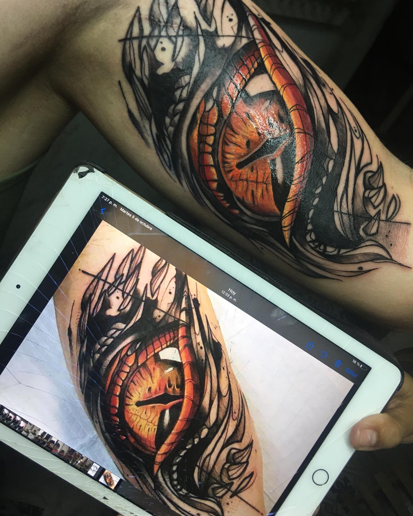 Tattoo by @gghtattoo — neo_traditional, dark_realism