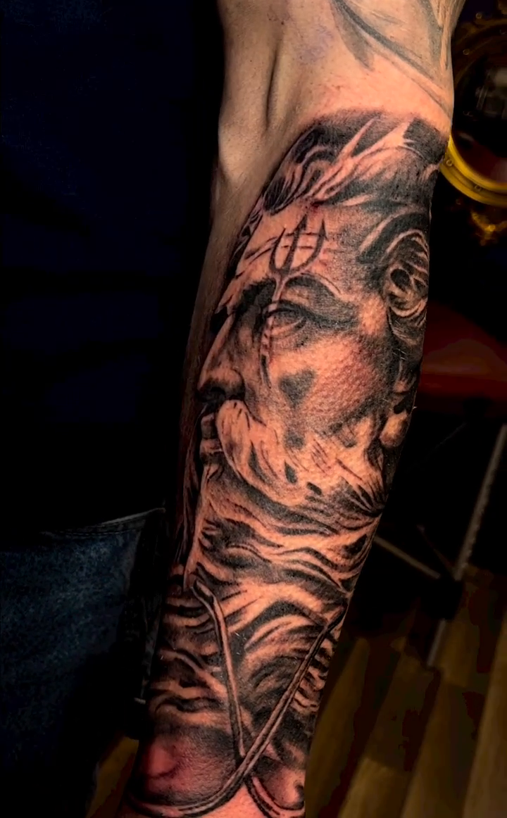 Tattoo by @mctatty — realism, black_and_grey