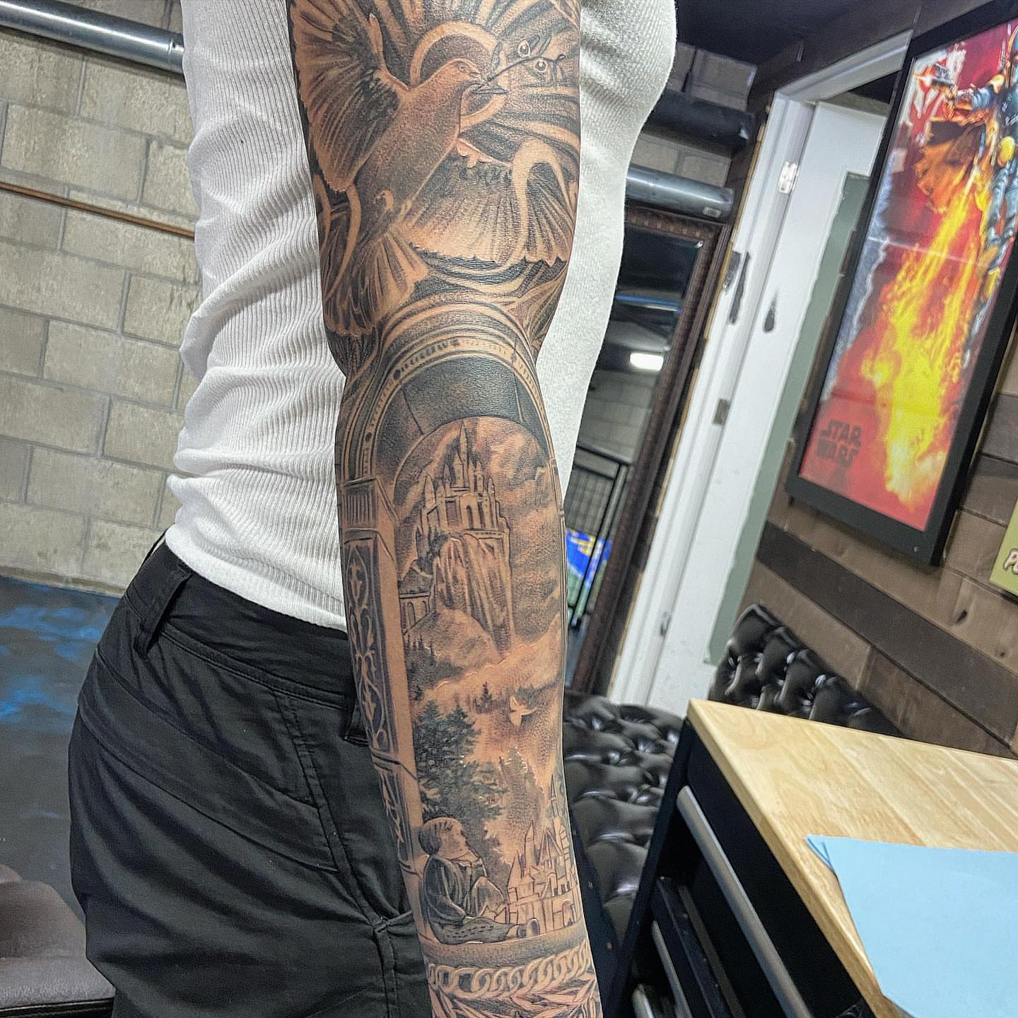 Tattoo by @jakemasri โ black_and_grey, realism