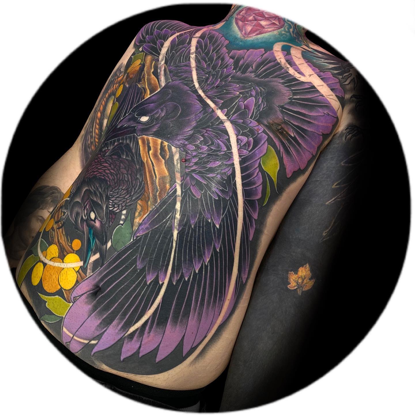 Tattoo by @ethereal.lady.hawk — dark_realism