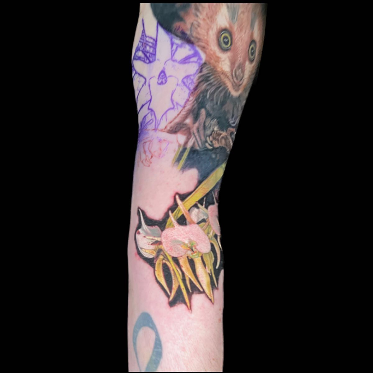 Tattoo by @remedyrook — realism, dotwork