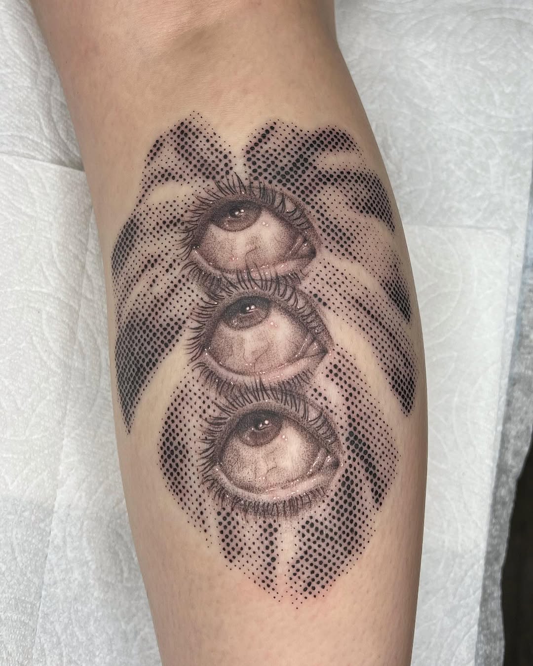 Tattoo by @toothfairytats — realism, dotwork