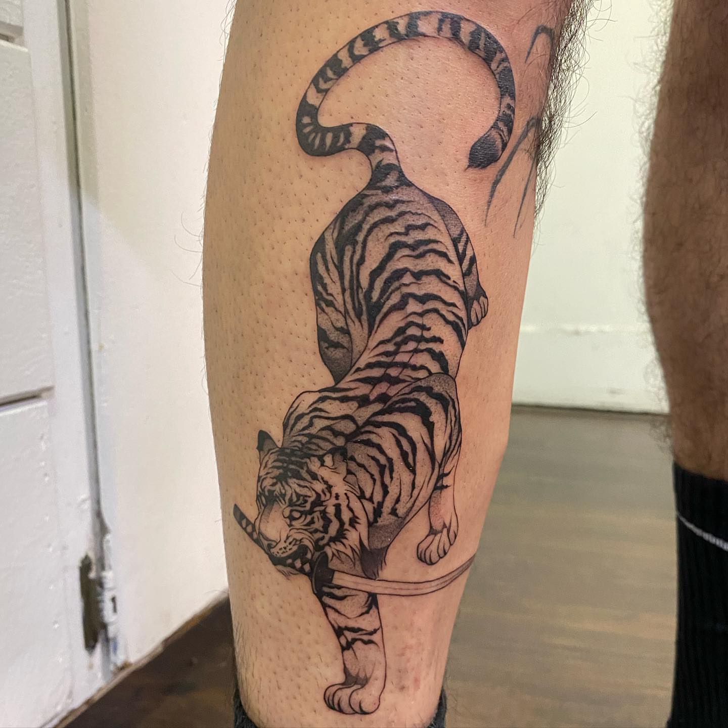 Tattoo by @lunafterdark.tattoos — black_and_grey