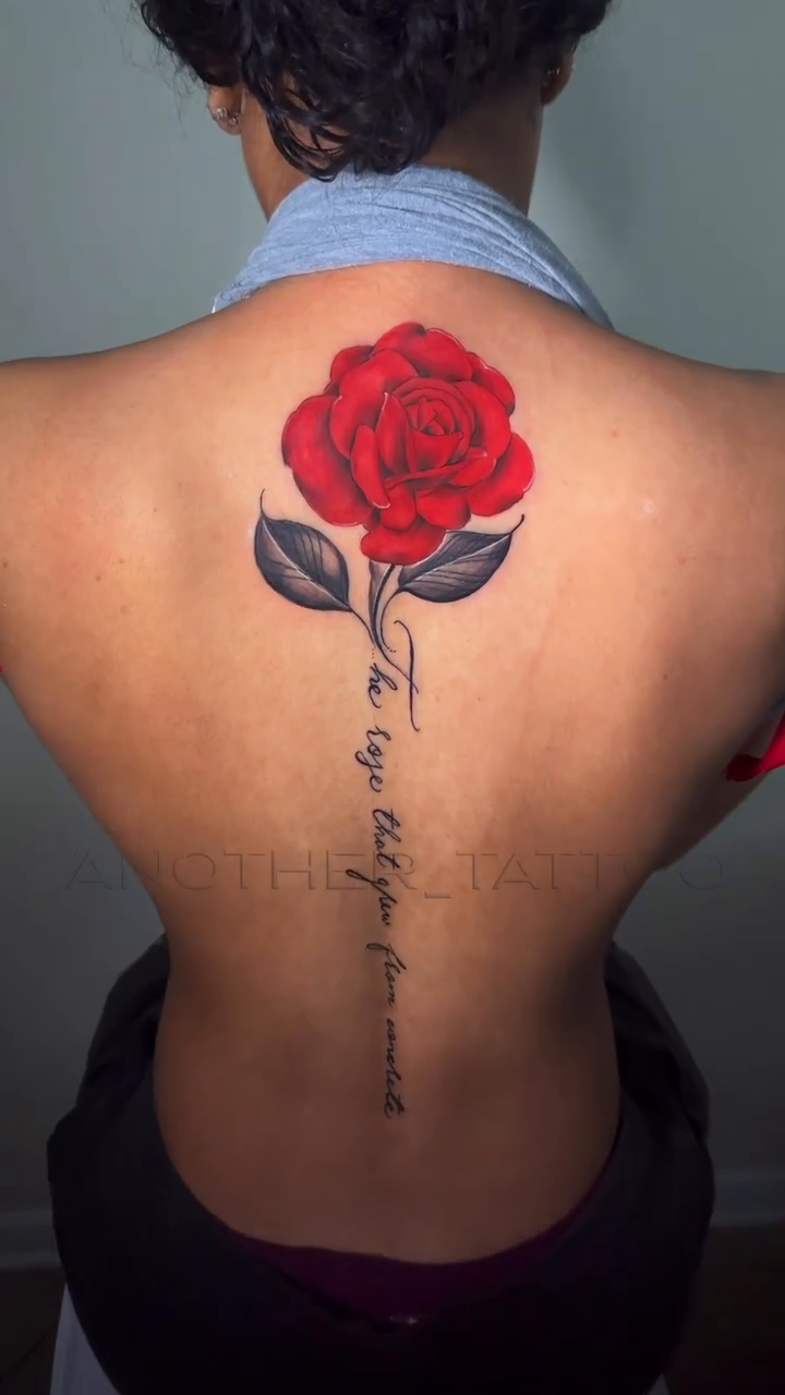 Tattoo by @another_tattoo — realism, lettering_script