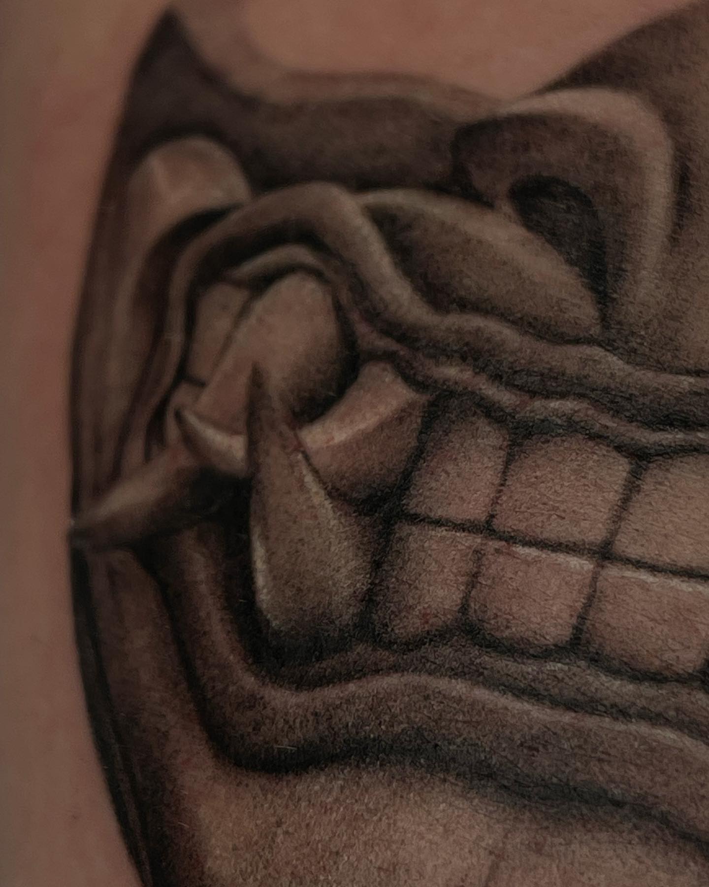 Mask realism tattoo on the chest by โ๏ธ Dima Sova โ๏ธ Tattoo ๐บ๐ธ Arlington VA