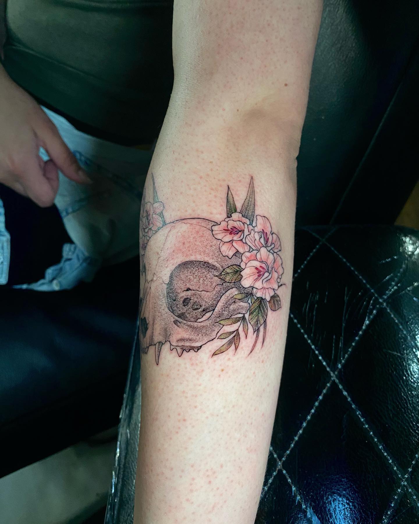 Tattoo by @thegood.d.artworks — dotwork, realism