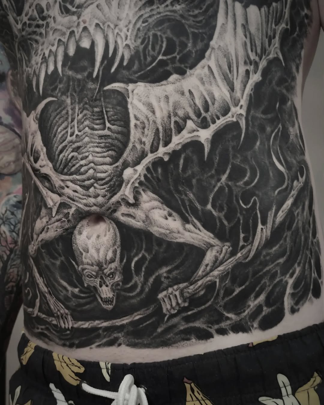 Tattoo by @dimaxmedusa — dark_realism, black_and_grey