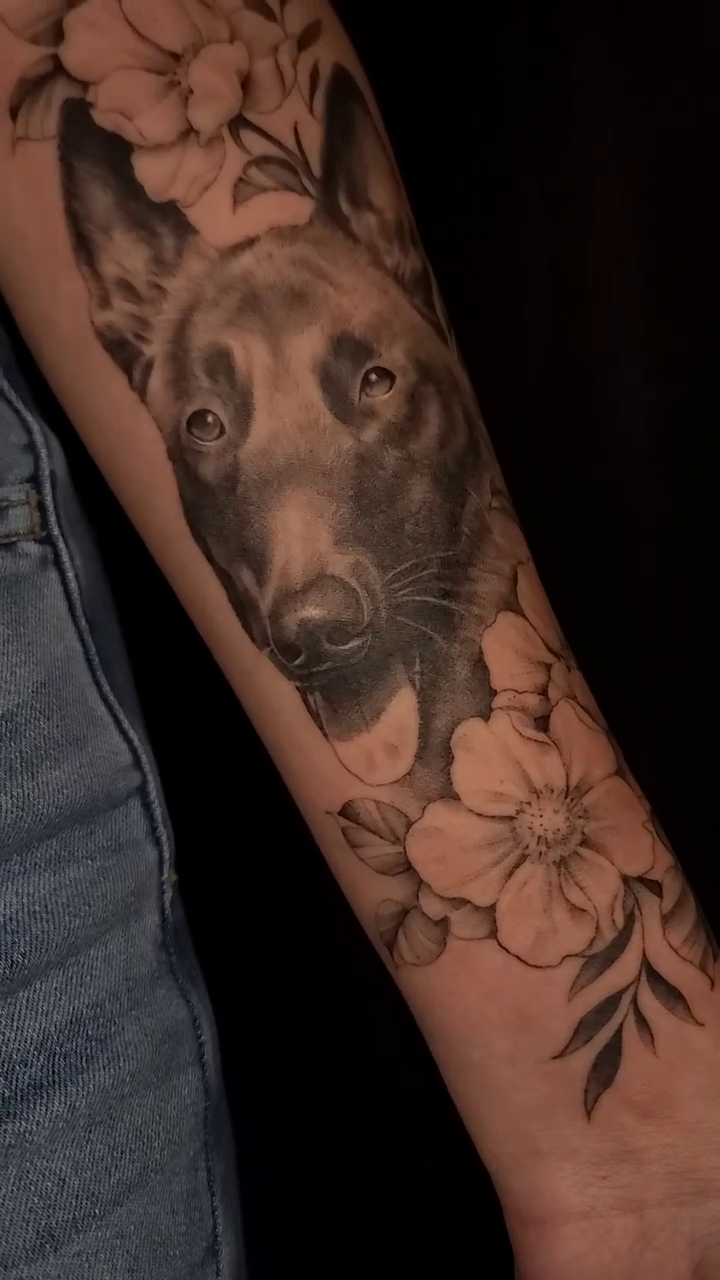 Tattoo by @jordanallredart — realism, black_and_grey