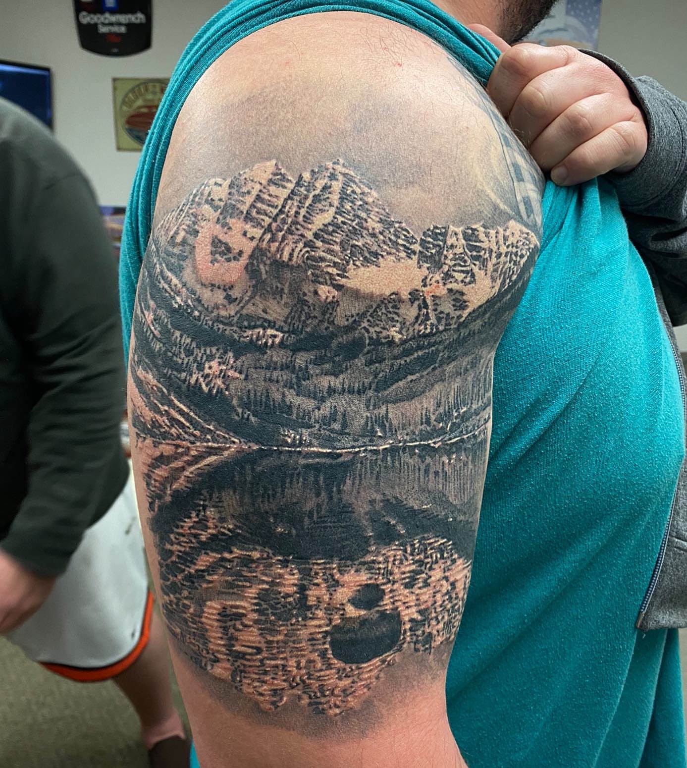 Tattoo by @justinhendrick — realism, black_and_grey