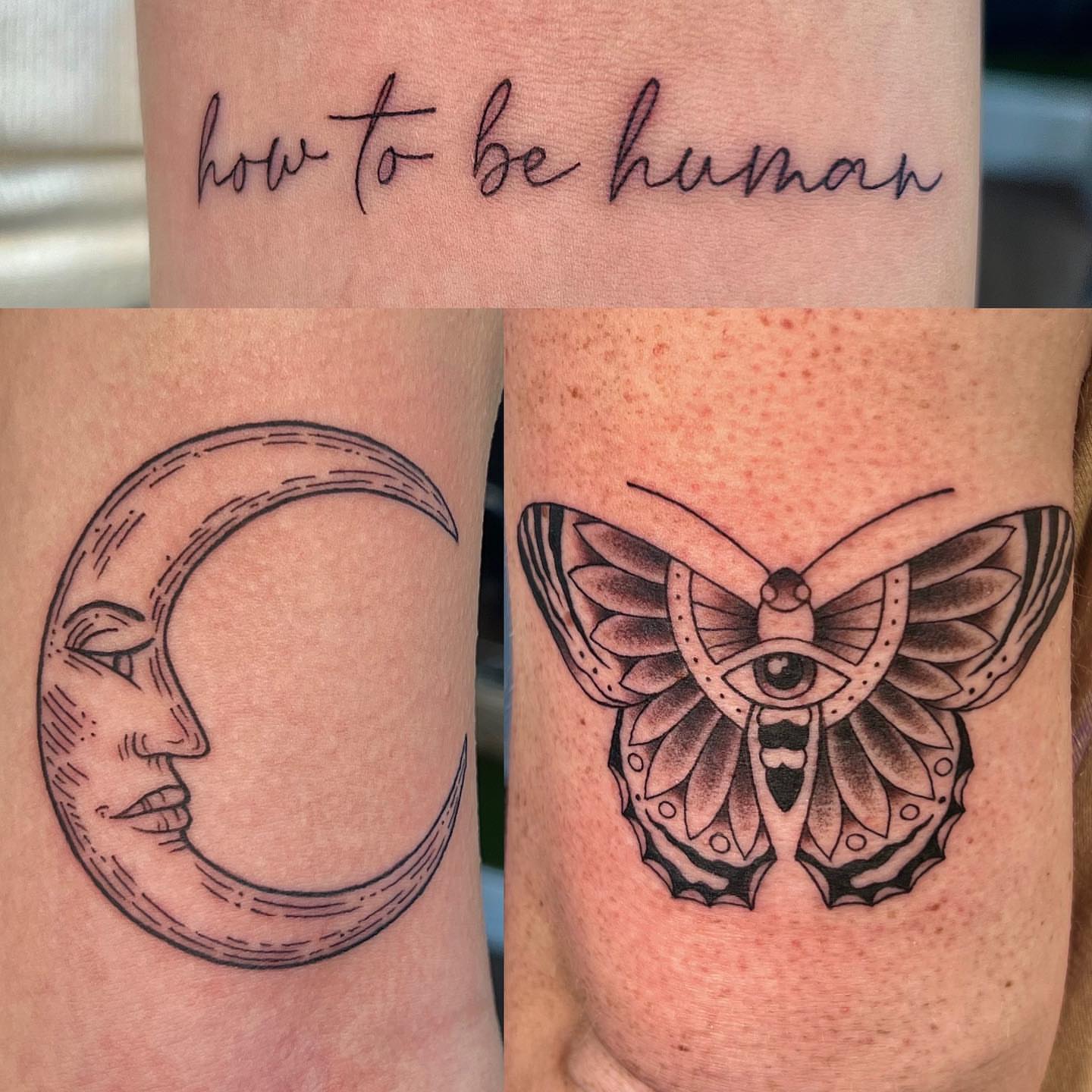 Tattoo by @nikinkki — dotwork, geometric