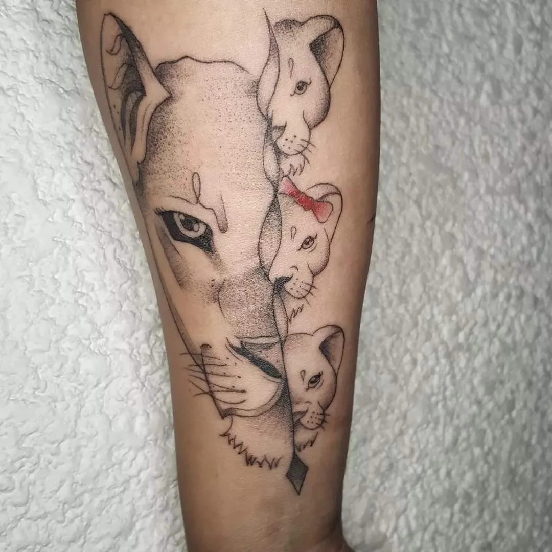 Tattoo by @242_ink — dotwork