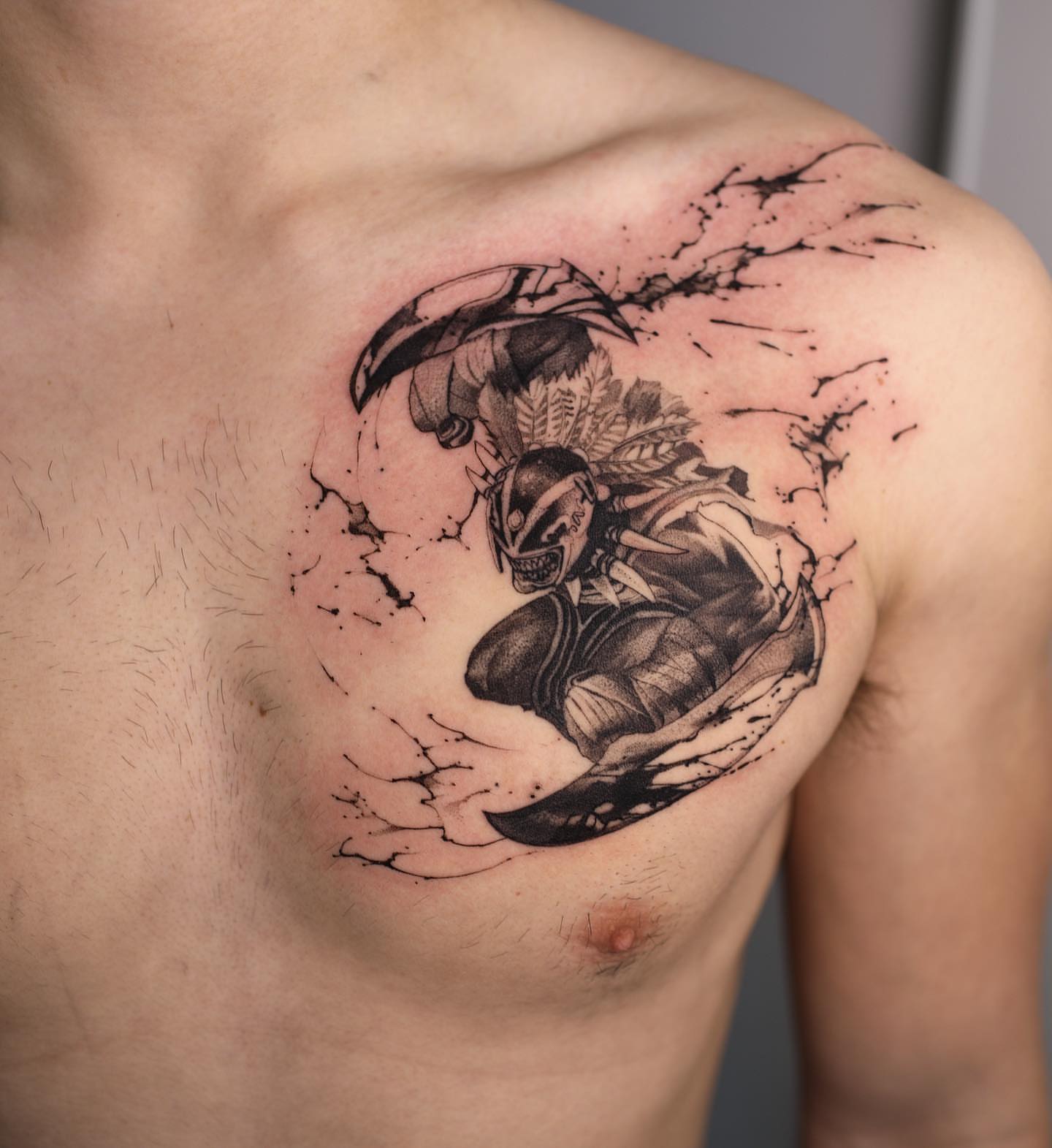 Tattoo by @strokin_dark — black_and_grey, realism