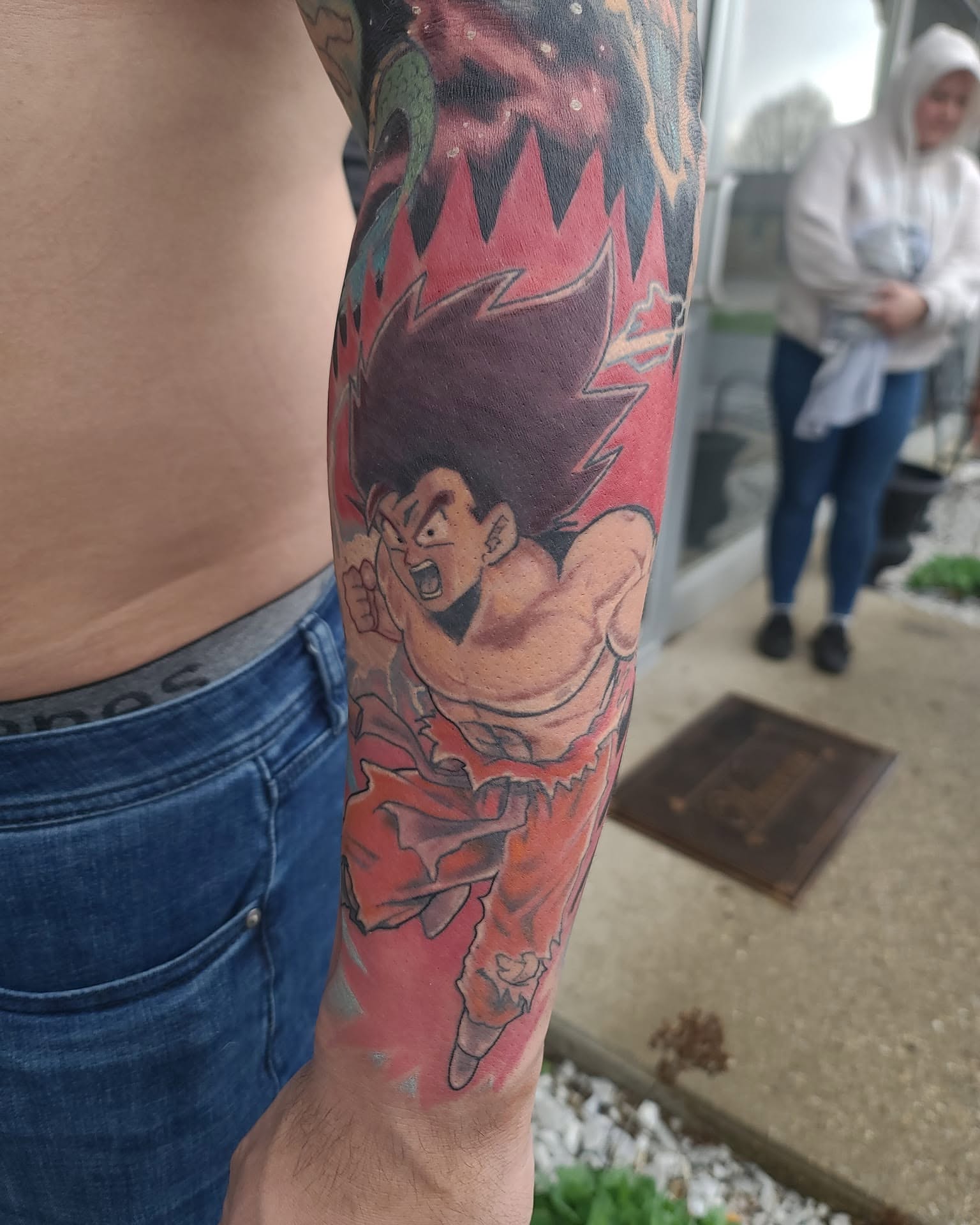 Tattoo by @mitchprestontattoos — anime