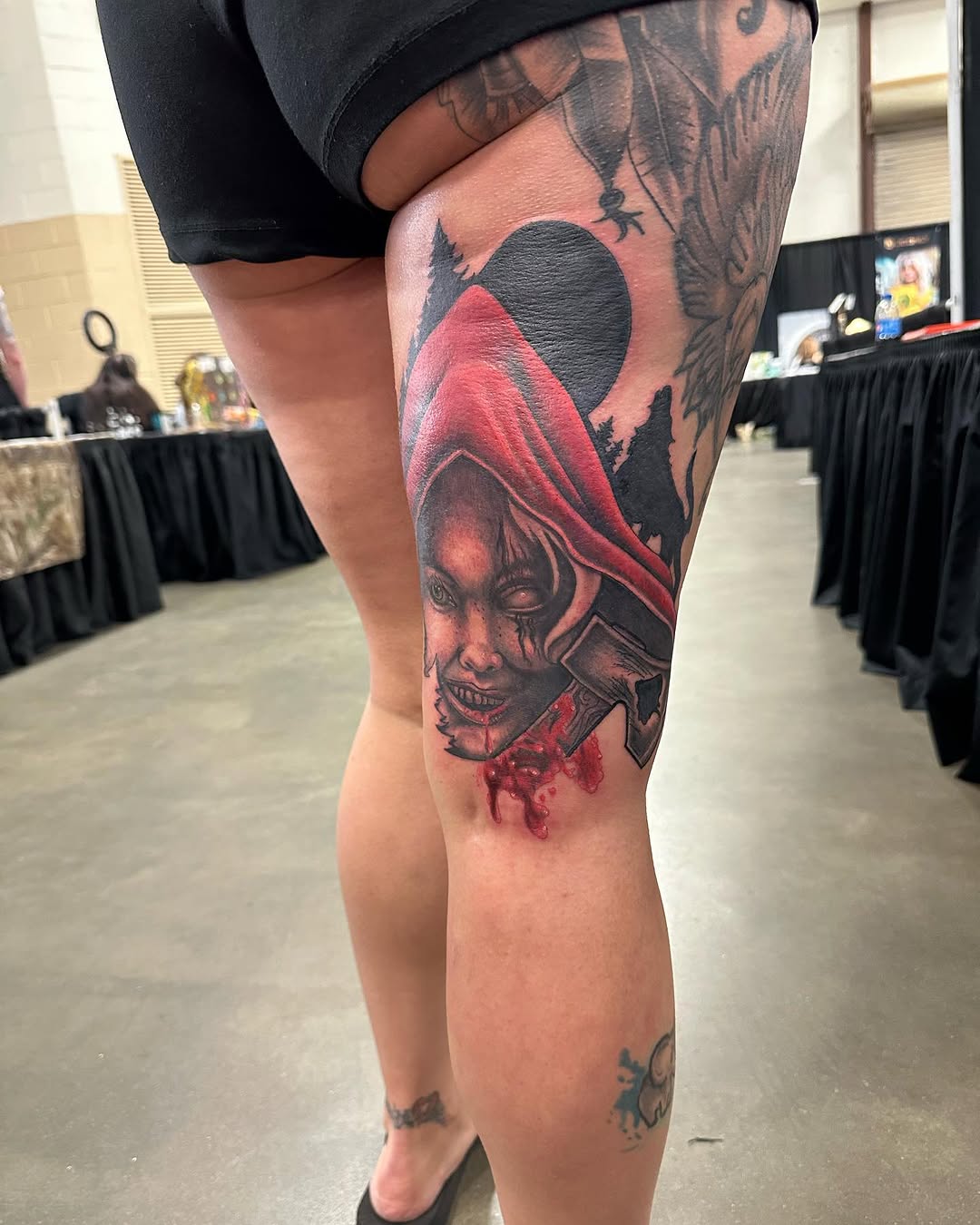 Tattoo by @tattoosby_jim — dark_realism, blackwork