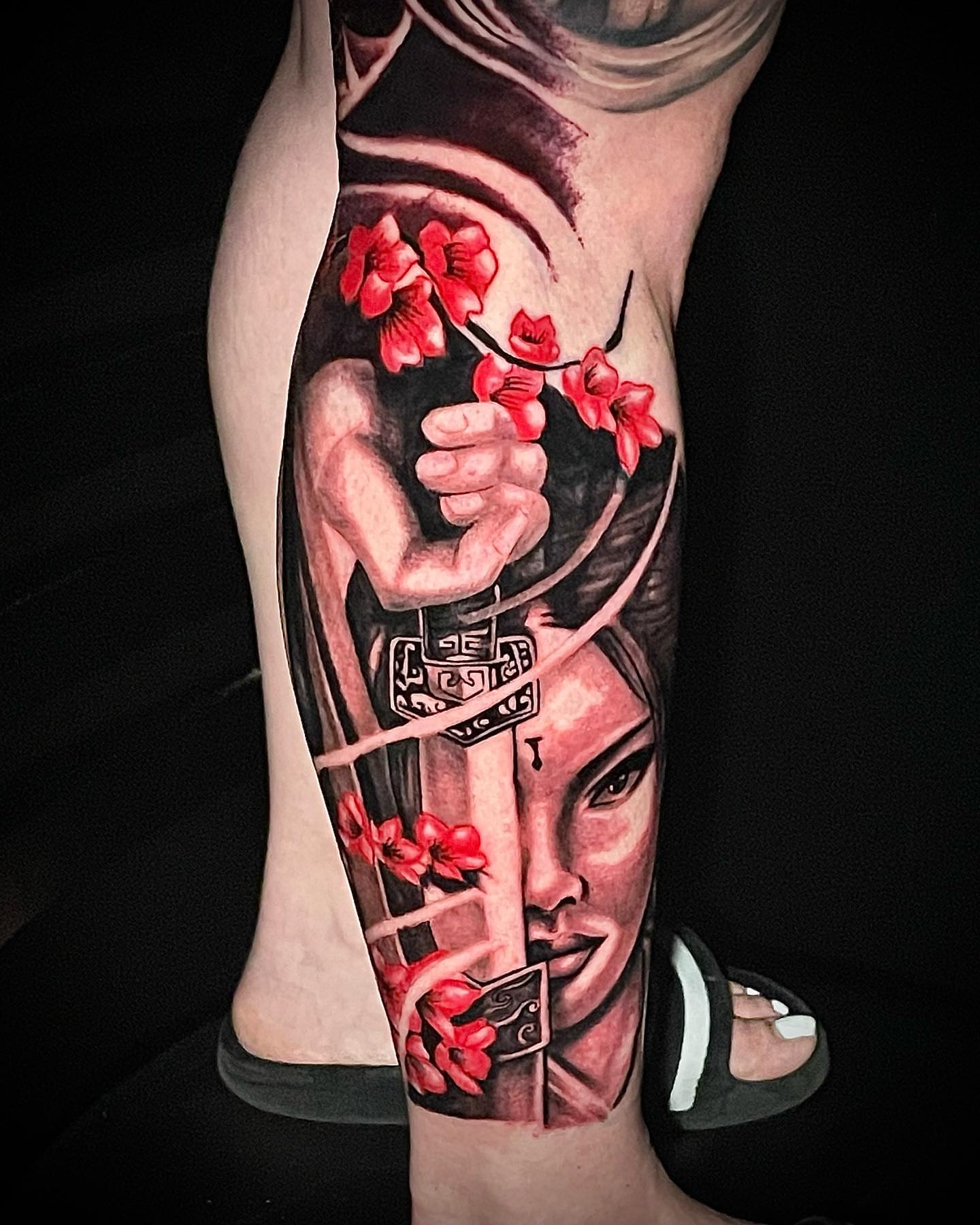 Tattoo by @kiddo_tats — japanese_irezumi, realism
