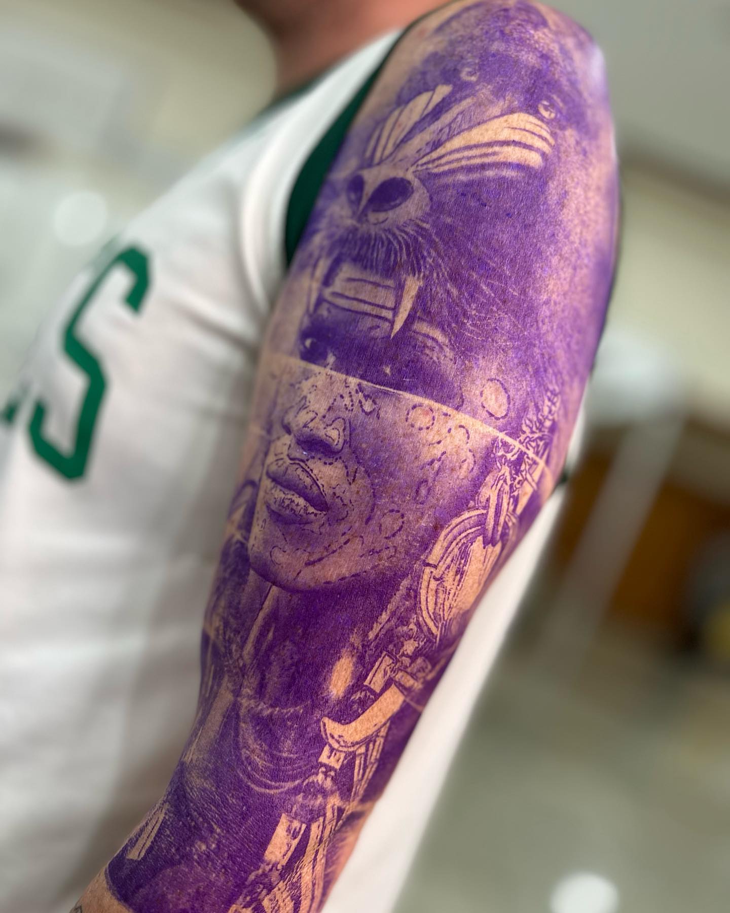 Tattoo by @morenotattoow — realism, dotwork