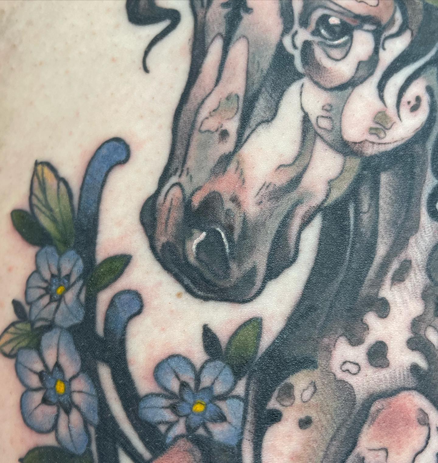 Tattoo by @mirelajade — american_traditional, dotwork