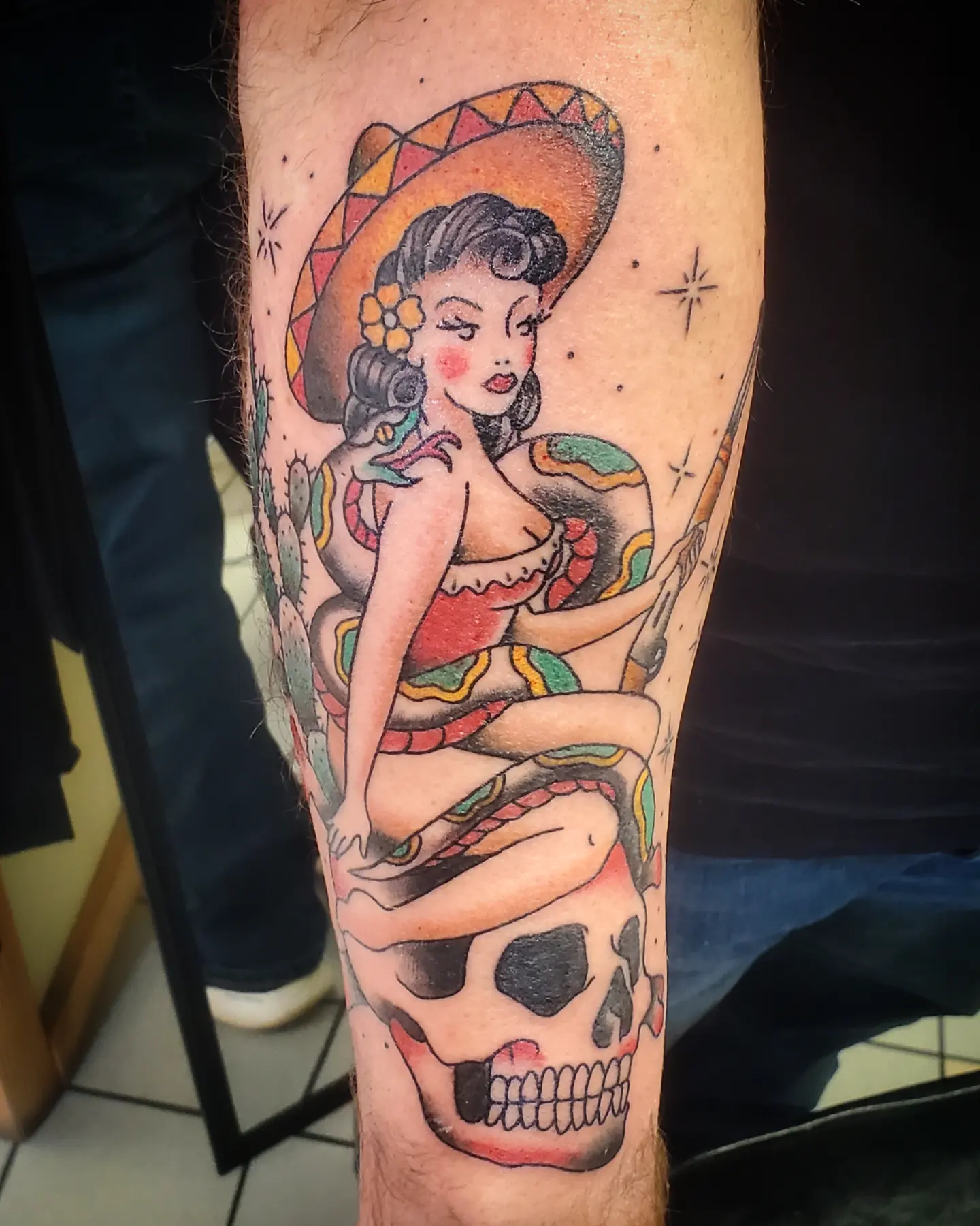 Tattoo by @tattoosbyginger_ — american_traditional, chicano