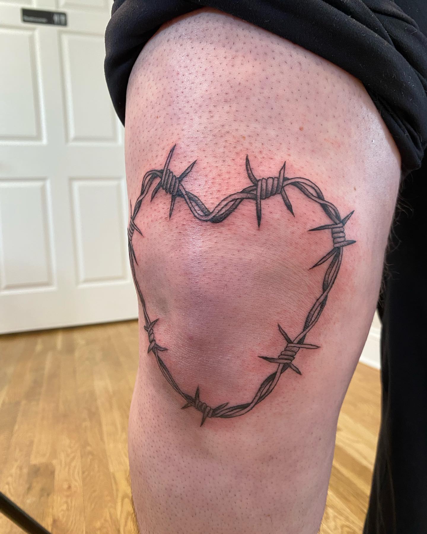 Tattoo by @cellardoortattoollc — black_and_grey