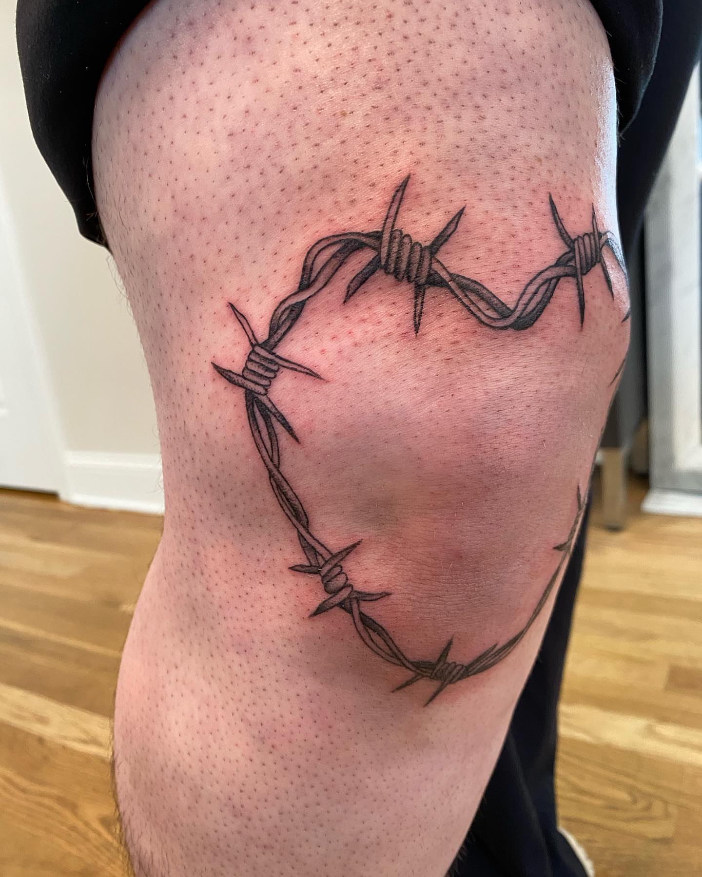Tattoo by @cellardoortattoollc — black_and_grey