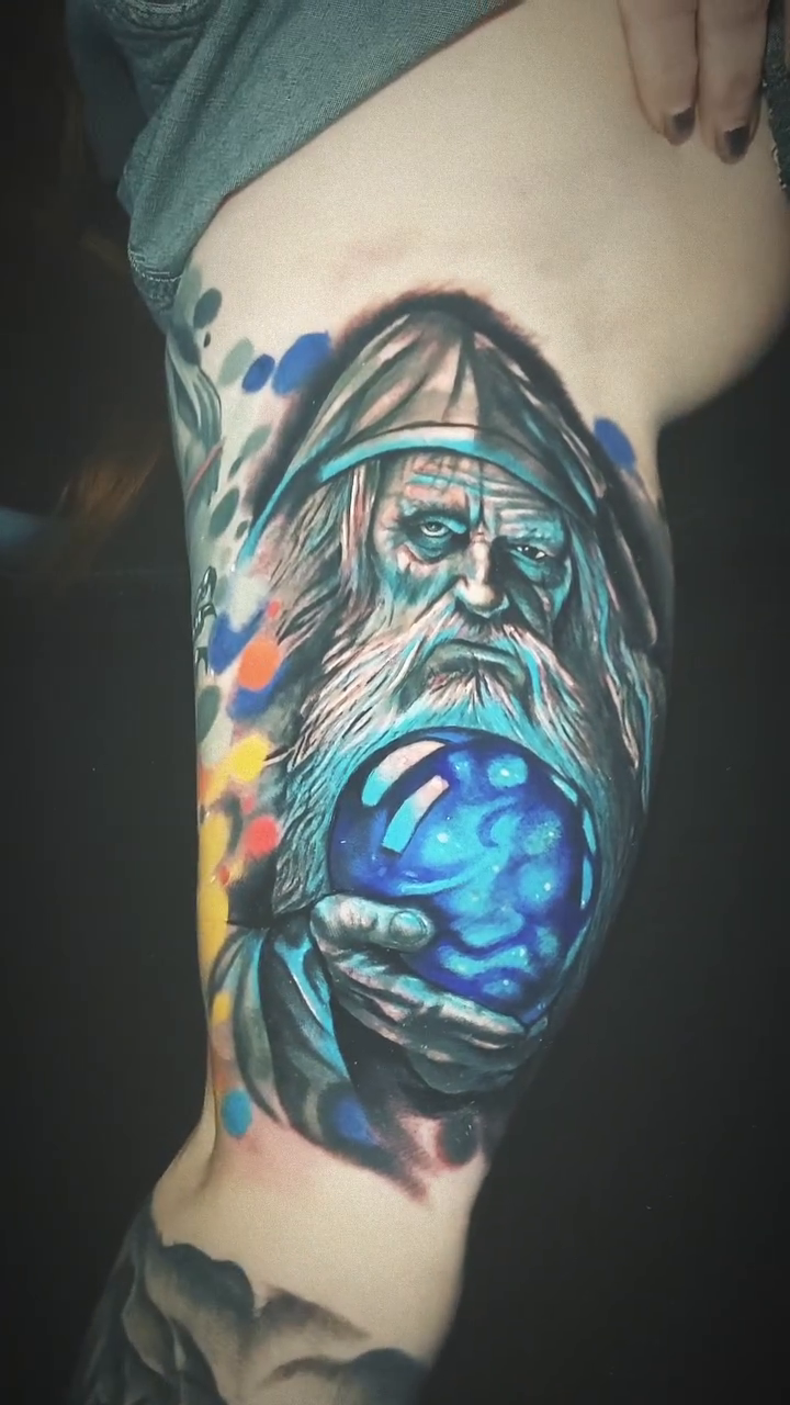 Tattoo by @kontakt90 — realism, dark_realism
