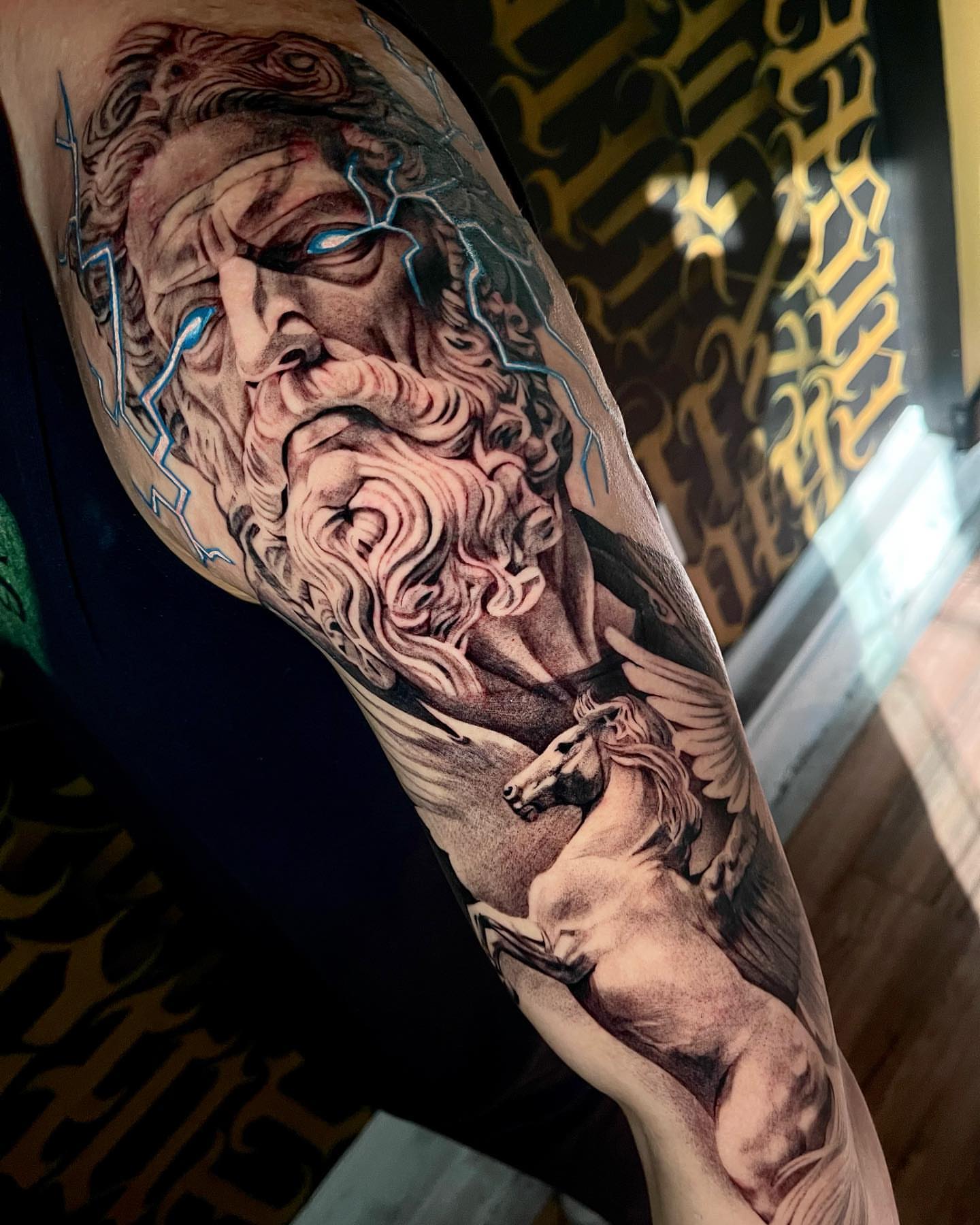 Tattoo by @spin_ink โ realism, black_and_grey