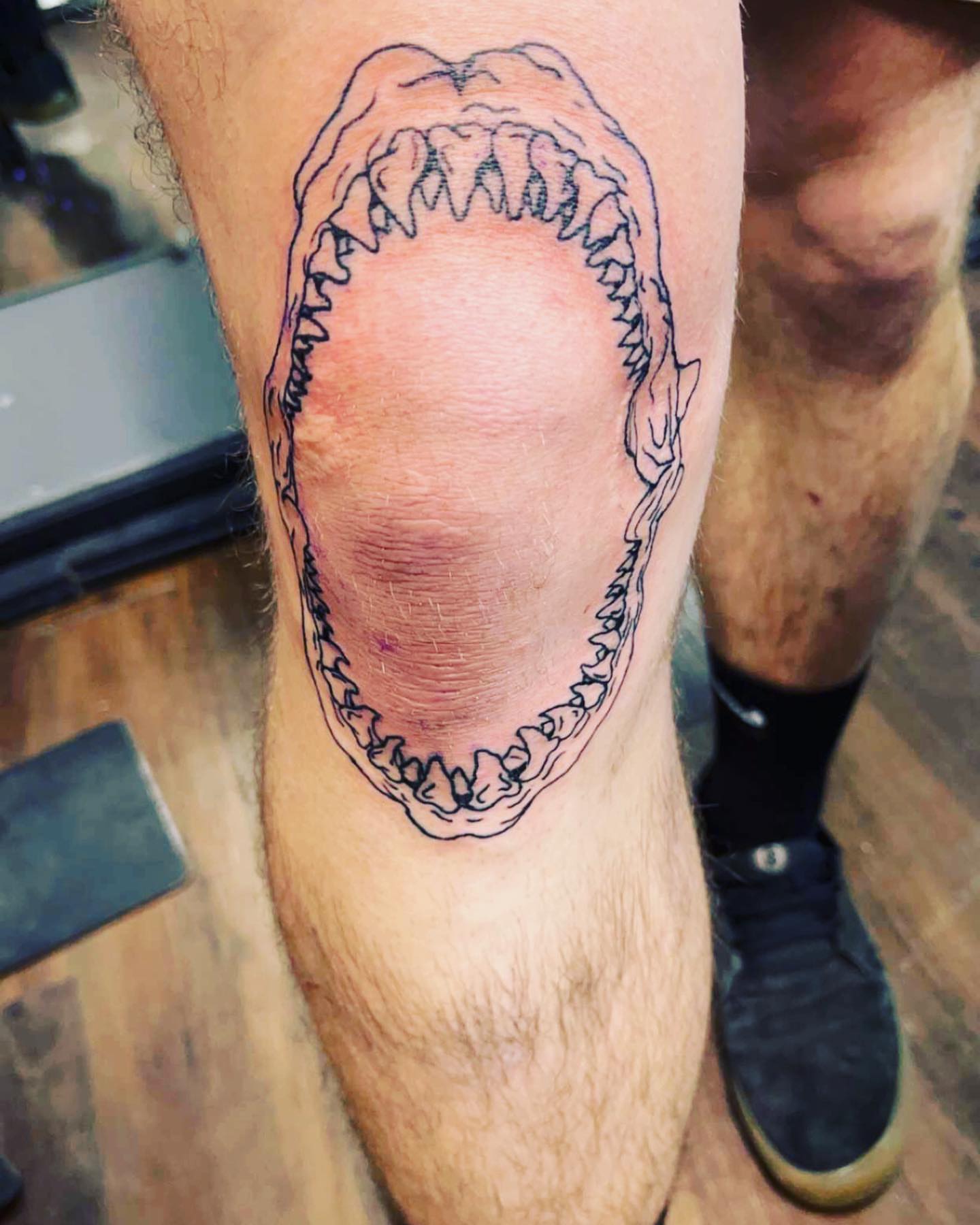 Tattoo by @frankie_sodapop — black_and_grey