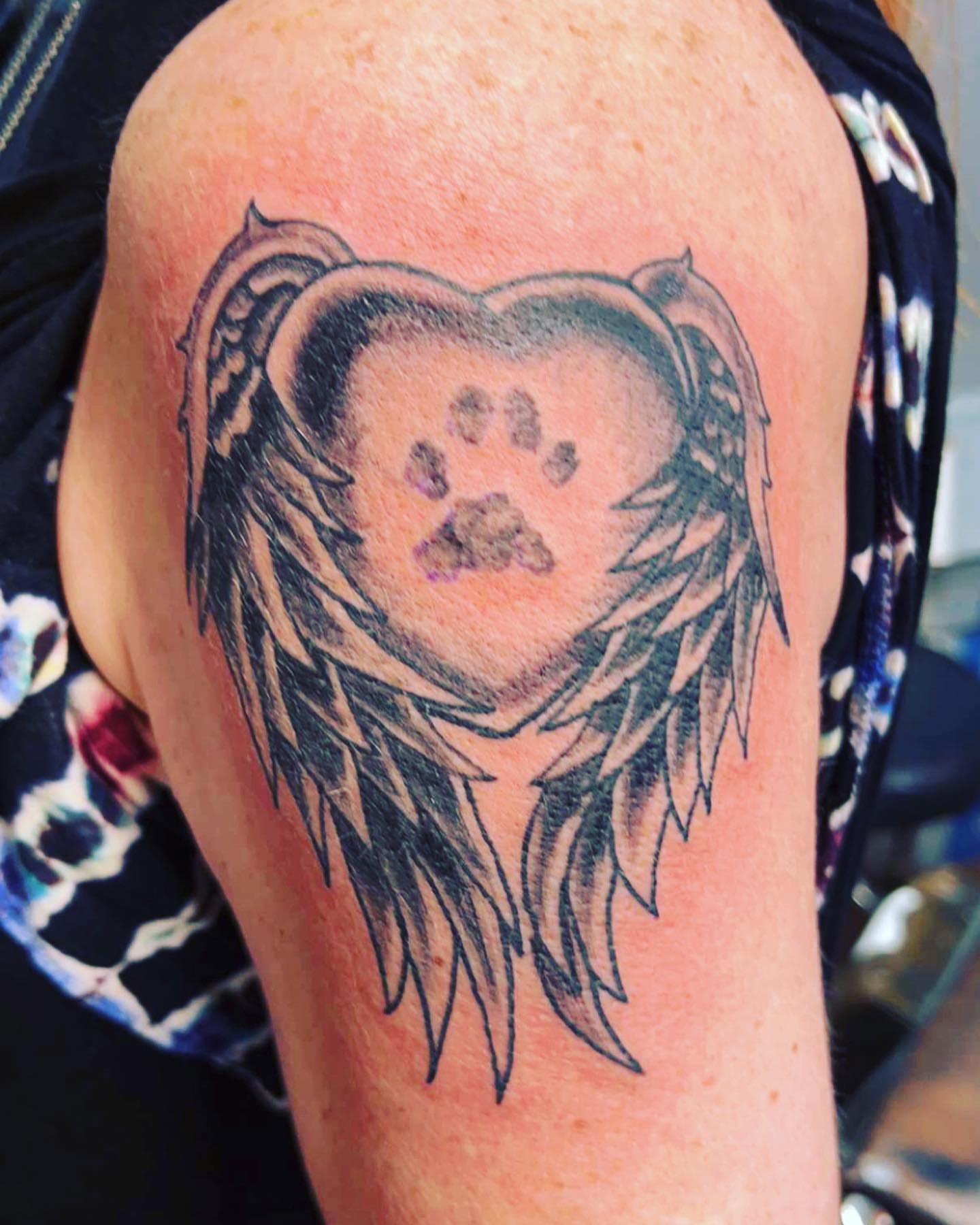 Tattoo by @frankie_sodapop — dotwork, black_and_grey