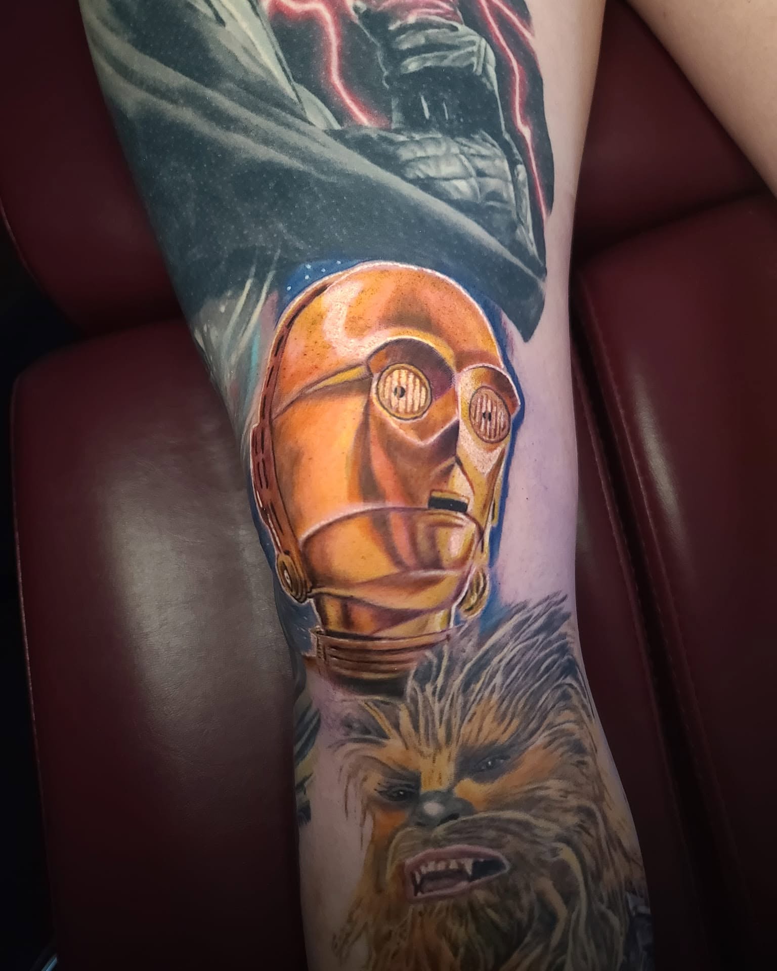 Tattoo by @mitchprestontattoos — realism, dotwork