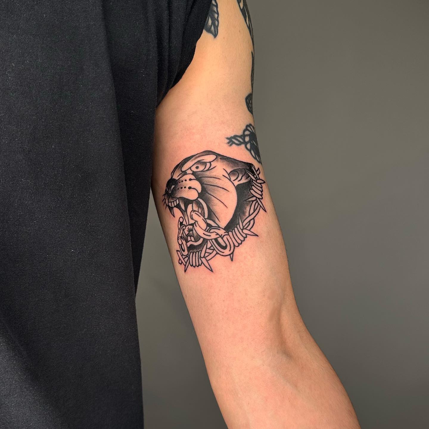 Tattoo by @h.tattooer_ — black_and_grey