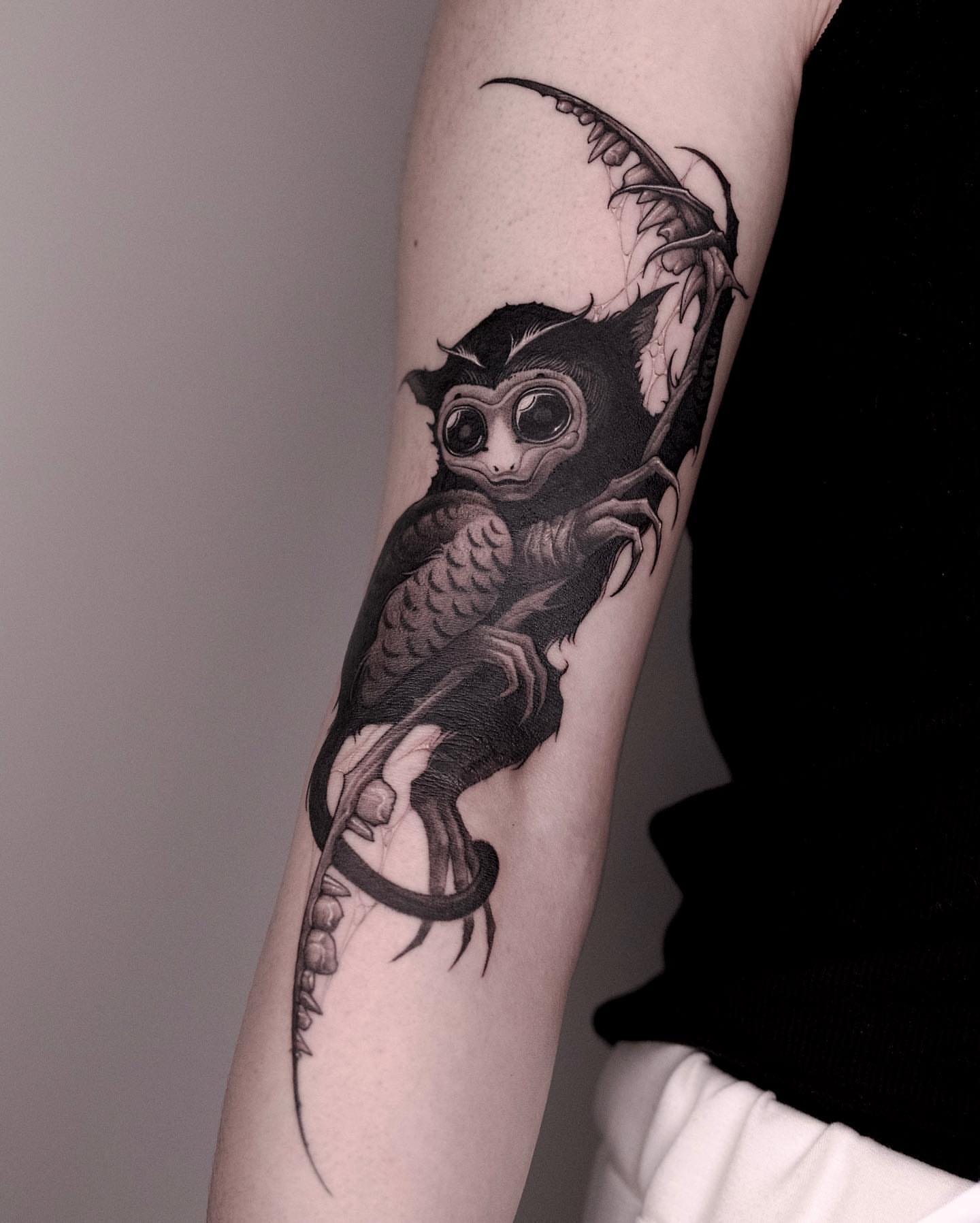 Tattoo by @47volt — realism, dark_realism