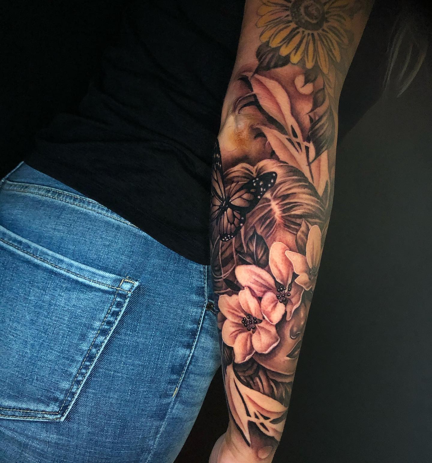 Tattoo by @ink2flesh — realism, dotwork