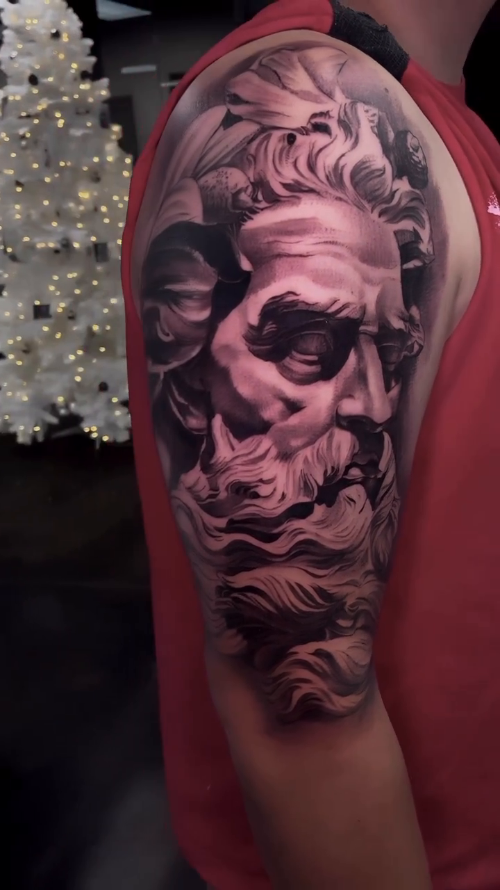Tattoo by @ryanjenkinstattoo — realism, black_and_grey