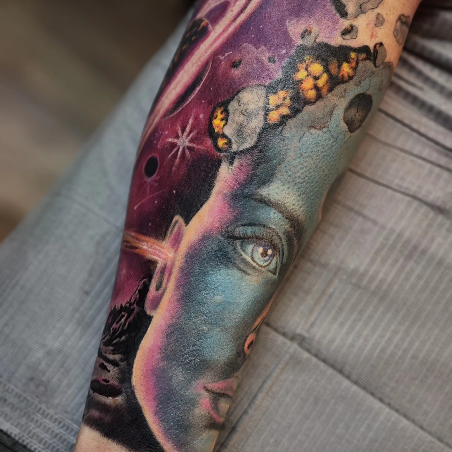 Tattoo by @danieljapaniel — realism, black_and_grey