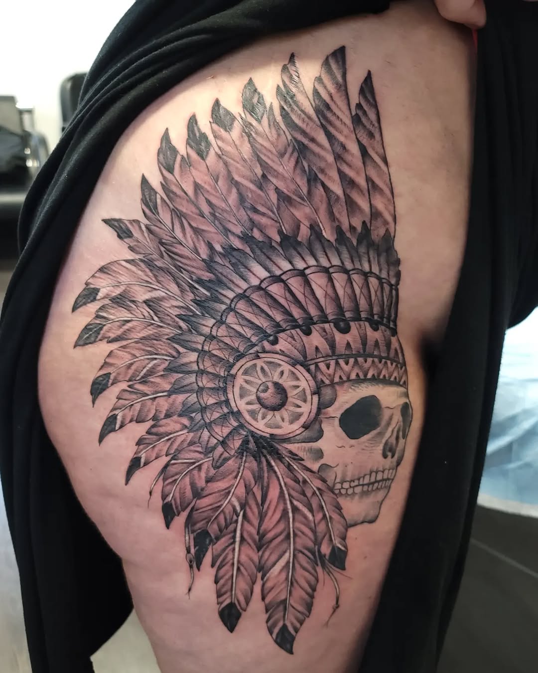 Tattoo by @jongriffintat2 — black_and_grey, realism
