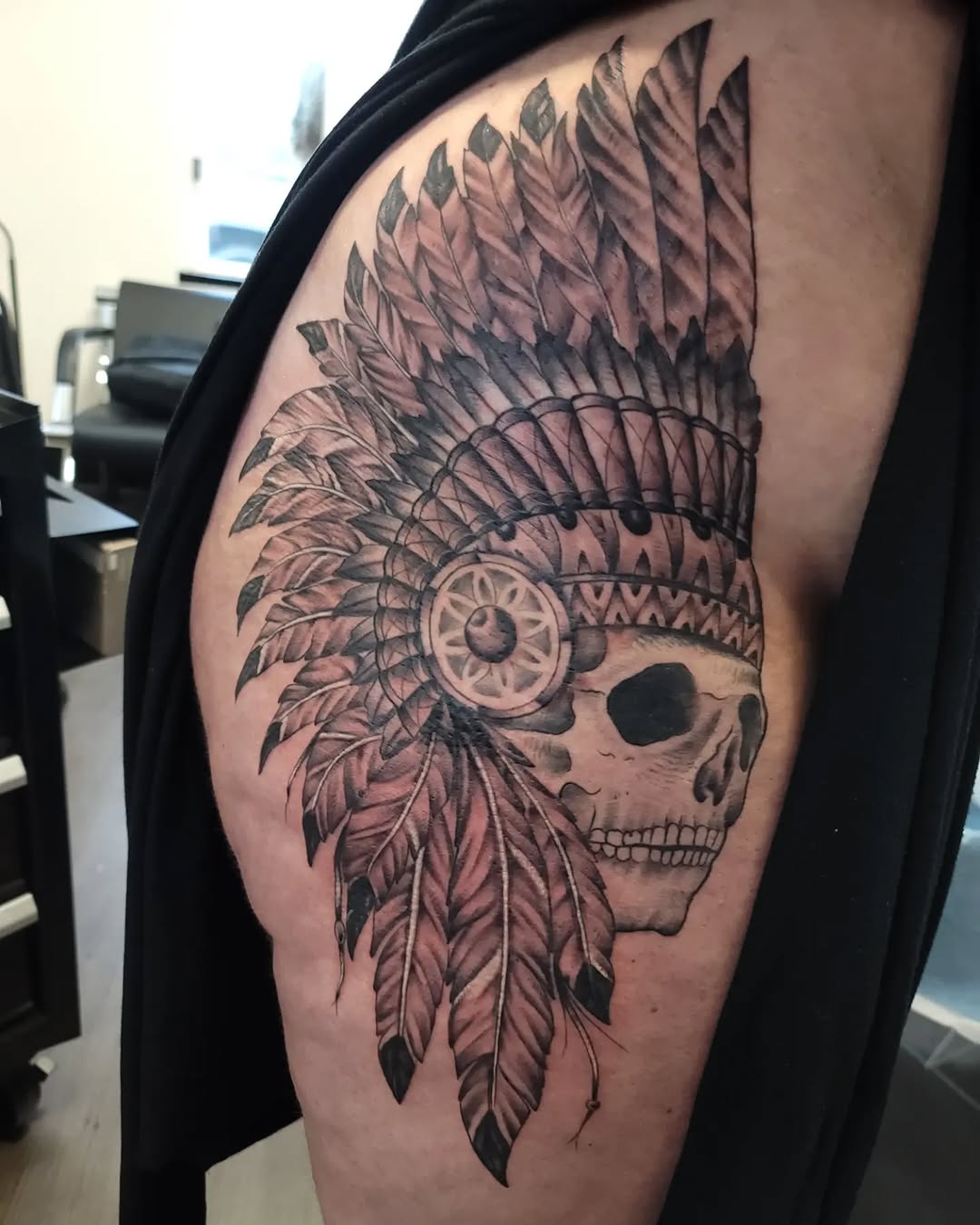 Tattoo by @jongriffintat2 — black_and_grey, realism