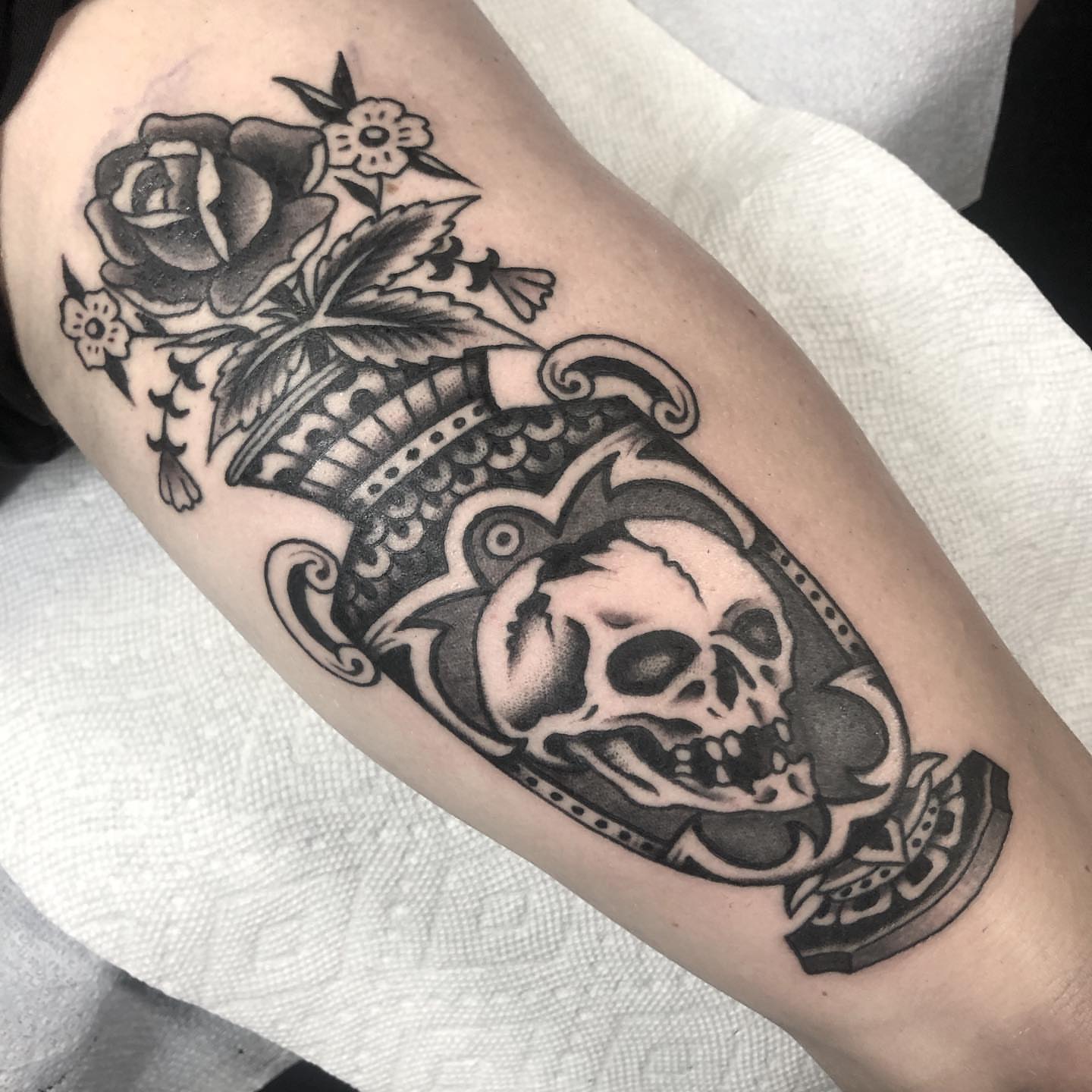 Tattoo by @seanmcmahon_tattoos โ american_traditional, black_and_grey