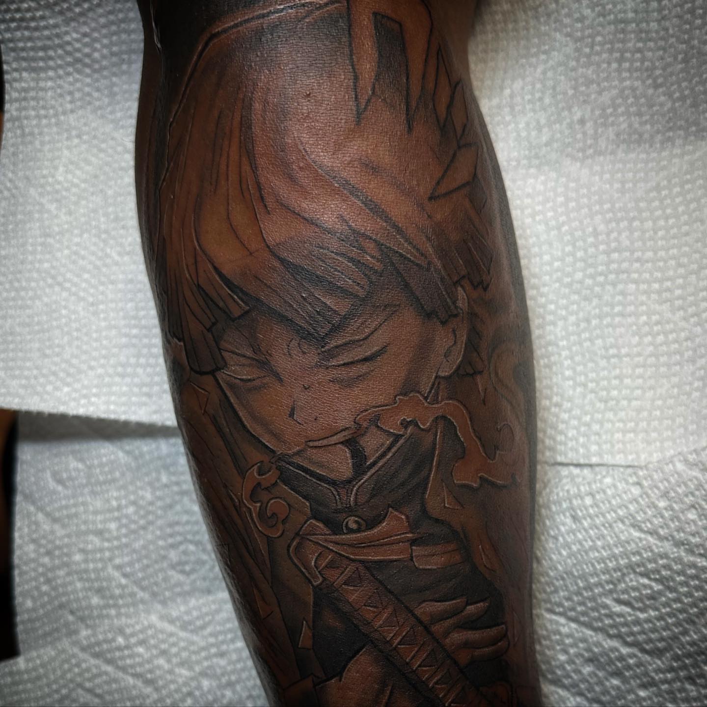 Tattoo by @rockemtatts — anime