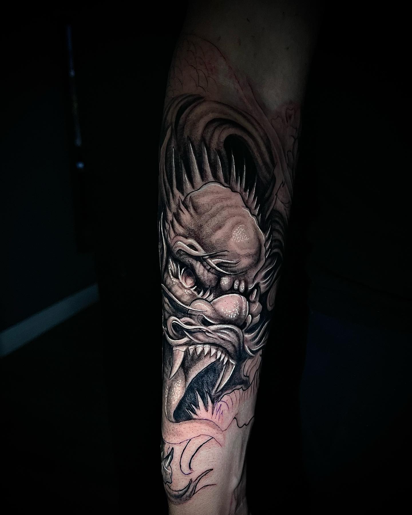 Tattoo by @kiddo_tats — dark_realism