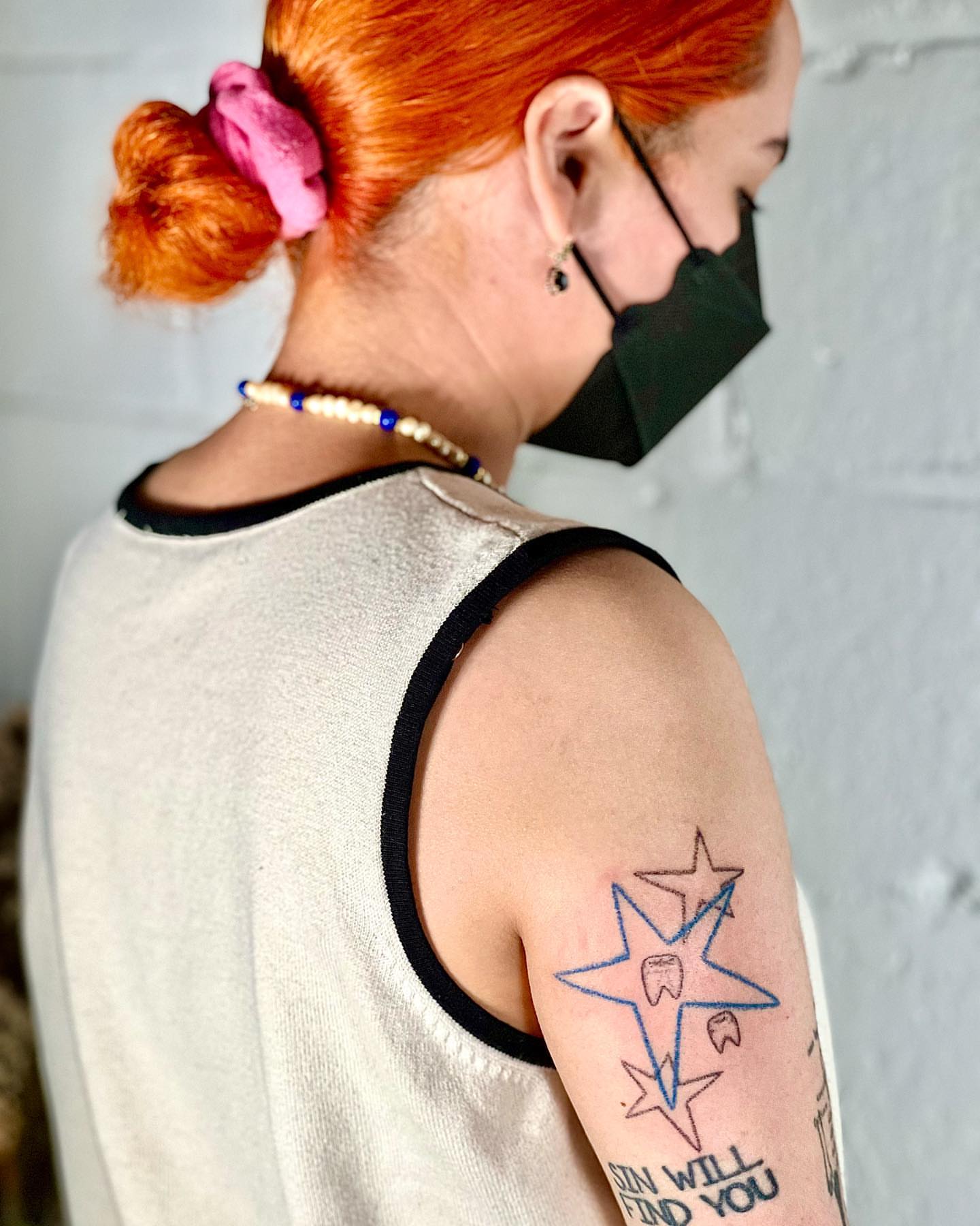 Tattoo by @deuxmainstattoo — geometric