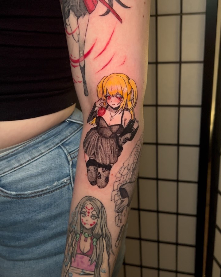 Tattoo by @jordyn_tattoos — anime