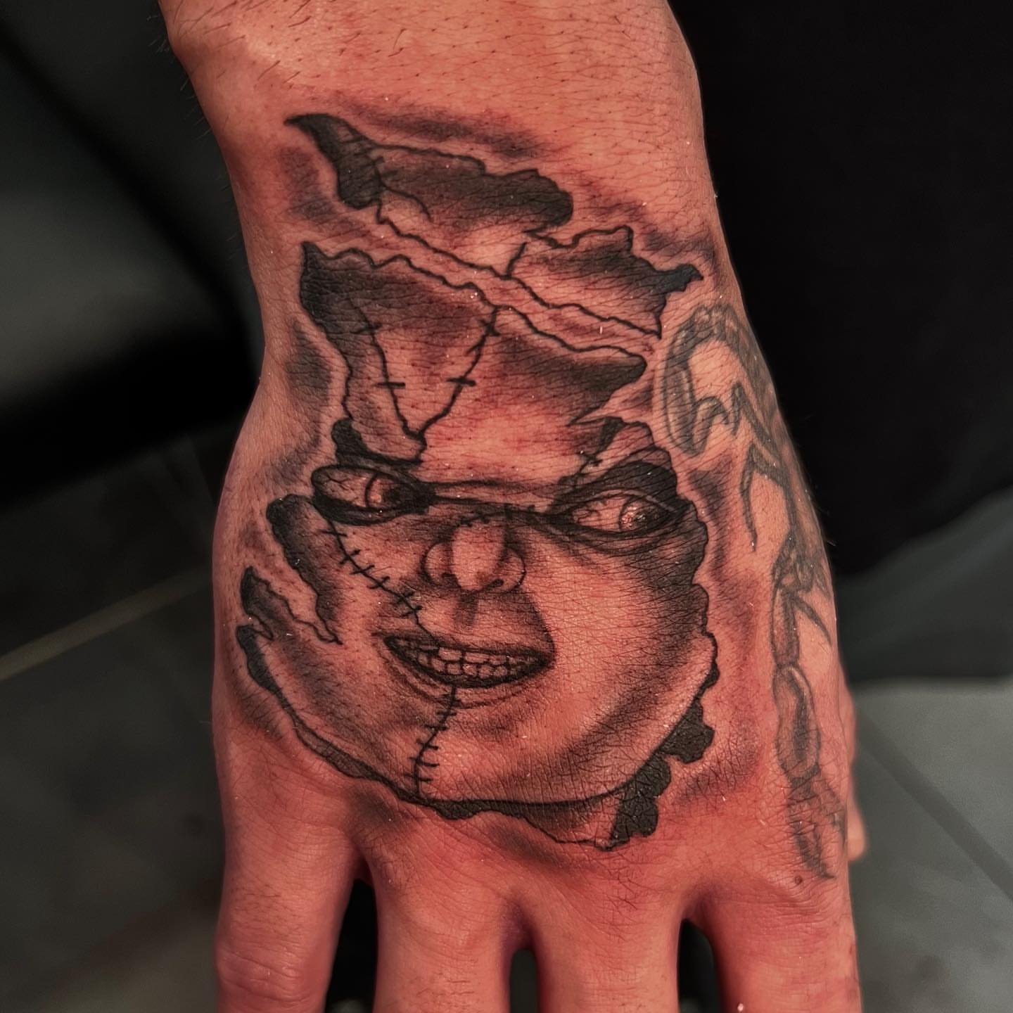 Tattoo by @nikinkki — black_and_grey, realism