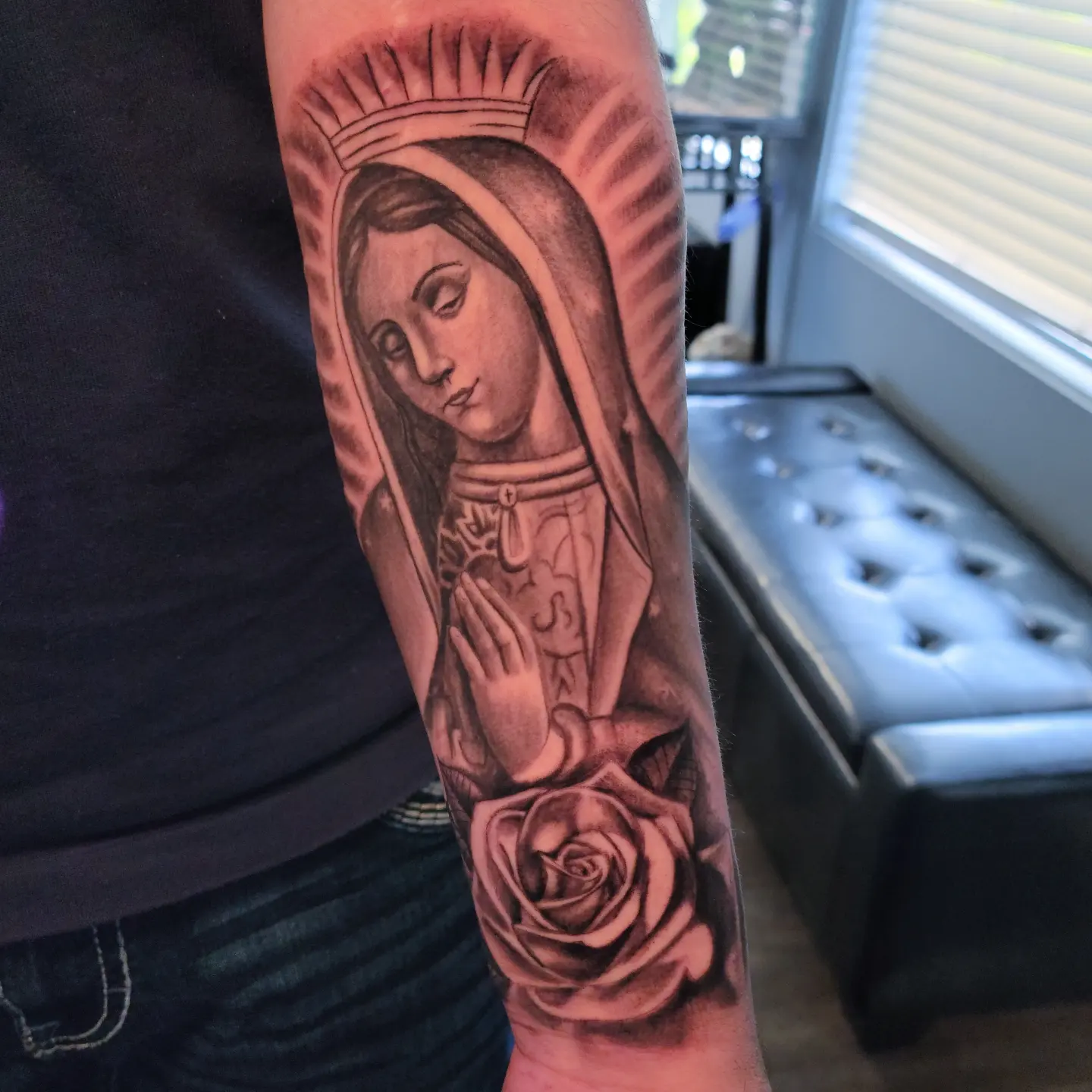 Tattoo by @artbysang — black_and_grey