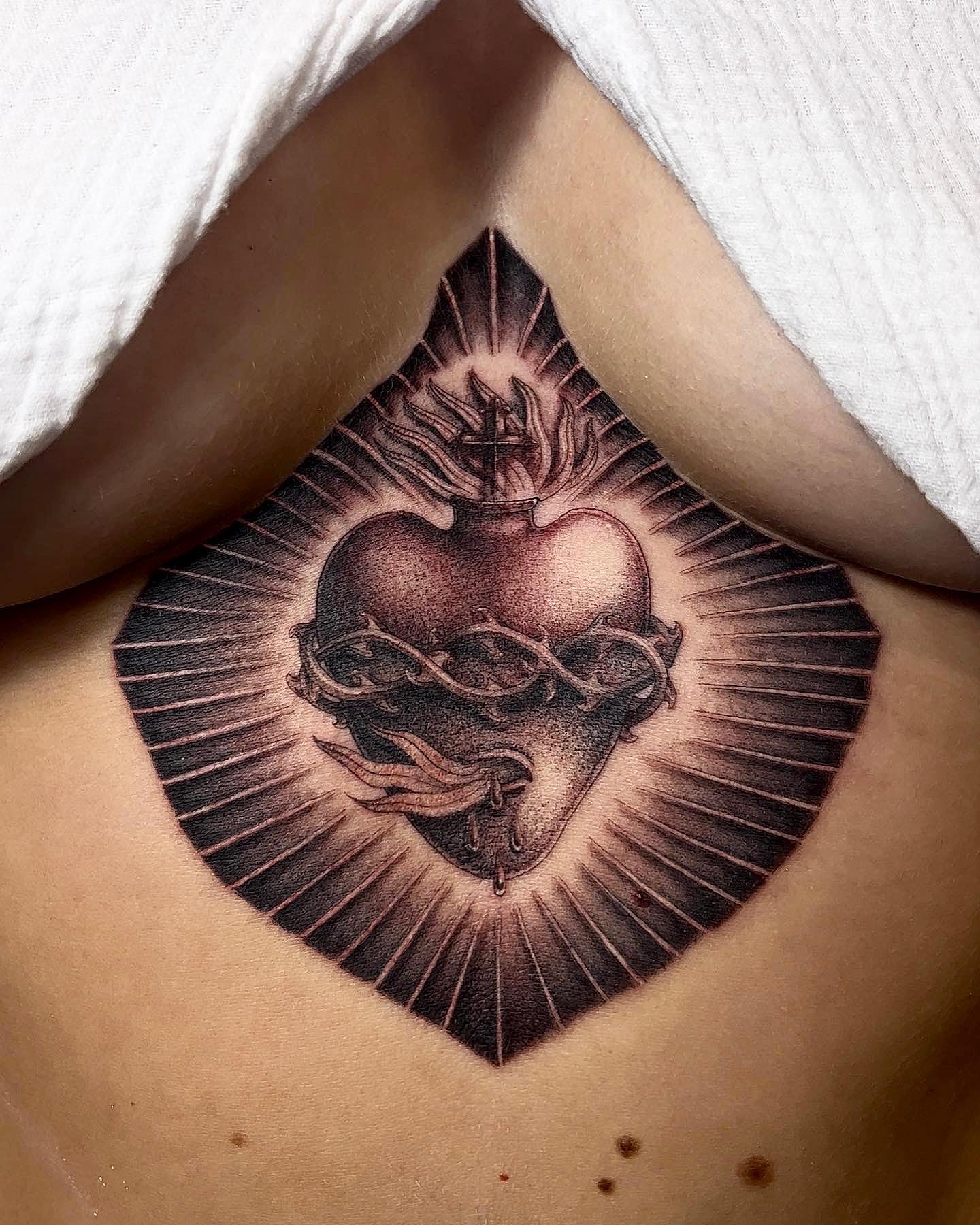 Tattoo by @connalcreates — black_and_grey