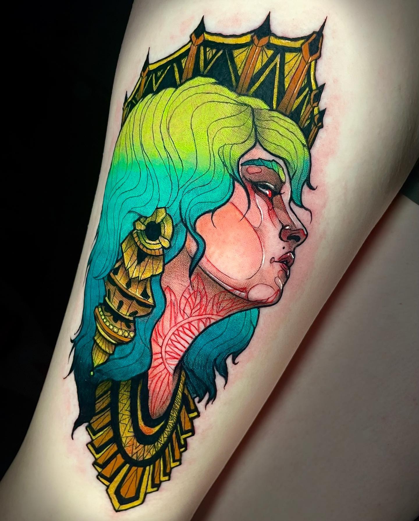 Tattoo by @zenfullart β american_traditional, geometric