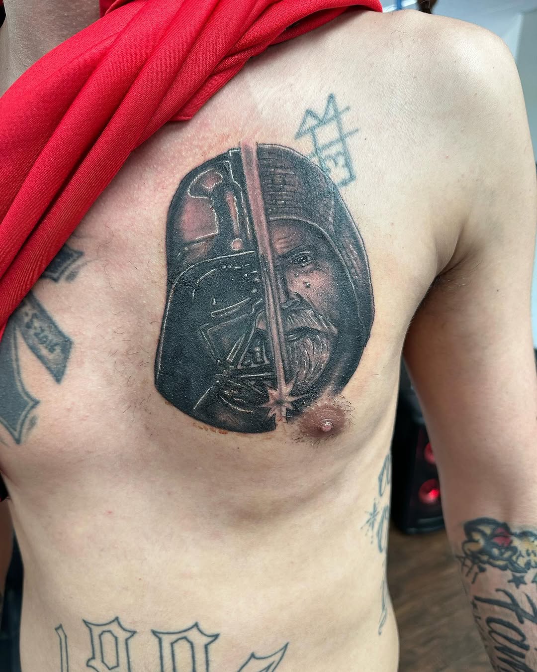 Tattoo by @tattoosby_jim — realism, black_and_grey
